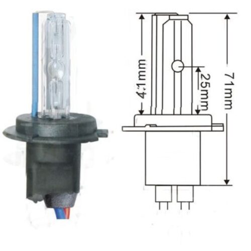 Ксенонова крушка Н7C 6000K 35W – скъсена