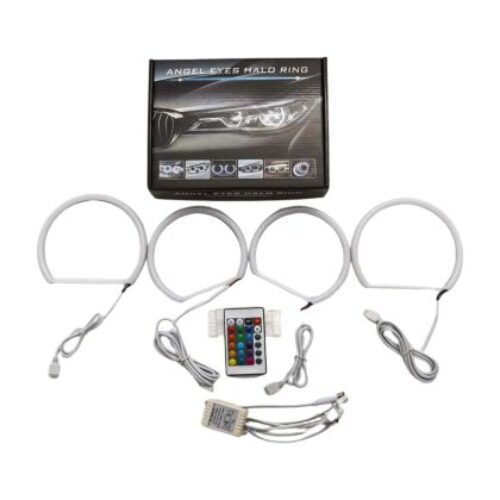 RGB Диодни Ангелски Очи за BMW E46 седан, комби (1998-2005) / купе (1998-2003) – със смяна на цветовете