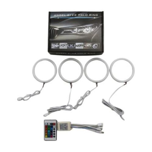 RGB Диодни Ангелски Очи за BMW E46 купе (2003+) – със смяна на цветовете