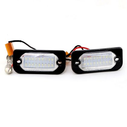 LED ПЛАФОНИ ЗА НОМЕР MERCEDES W211 W203 W221 W164 W220 GLK X204 ML W202 W210 W204 - Автоаксесоари
