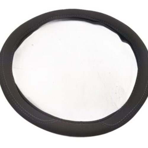 Калъф за волан от еко кожа 39см – Simple – сив цвят