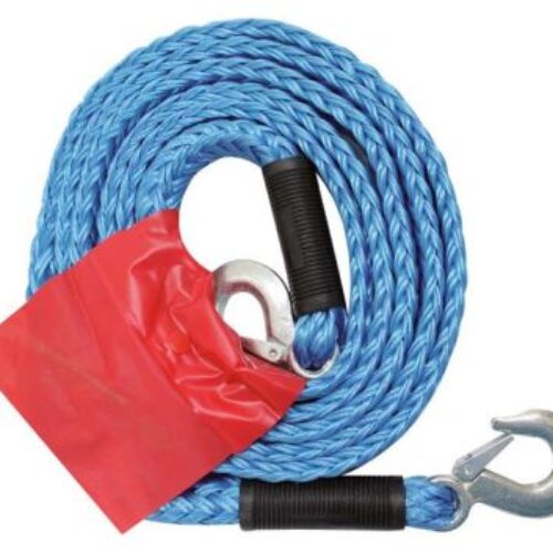 Въже за теглене с карабинерни куки Petex – 3 тона