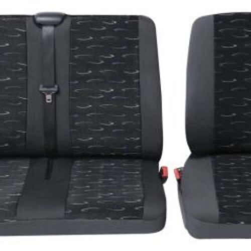 Тапицерии за седалки за бус Petex "Profi2" 1+2 седалки – Сиво-син цвят