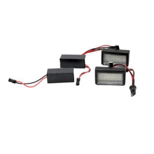 Плафони за осветление на задния номер за Mercedes W164 ML (2009+) / X164 GL – с T10 крушки, 50×29 mm