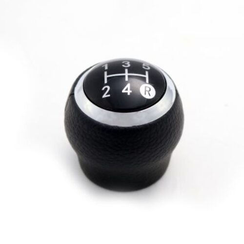 Топка за скоростен лост за Toyota с 5 скорости – черна кожа