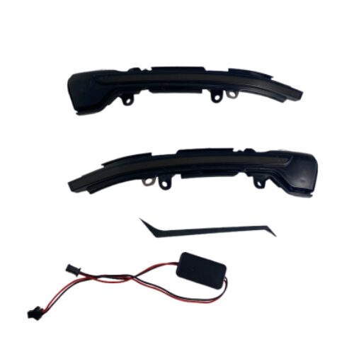 Диодни мигачи за странични огледала за Seat Leon (2012-2016) / Ibiza (2017+) / Arona (2017+) – опушени с бягащ мигач