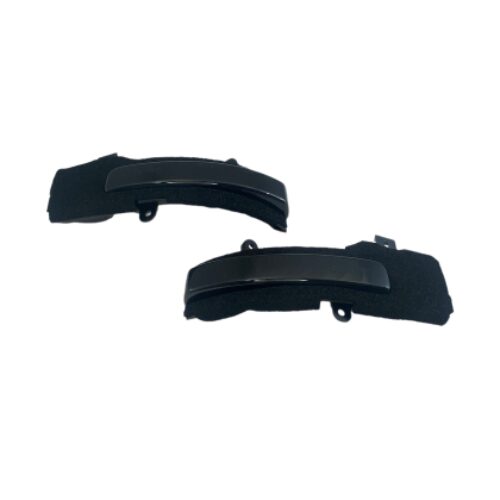 Диодни мигачи за странични огледала за Mitsubishi ASX, L200 (2005+), Pajero, Pajero Sport (2008+), Outlander (2012+) – опушени с бягащ мигач