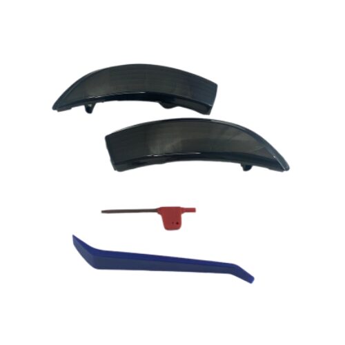 Диодни мигачи за странични огледала за Ford Fiesta (2008-2018), B-Max (2012+) – опушени с бягащ мигач