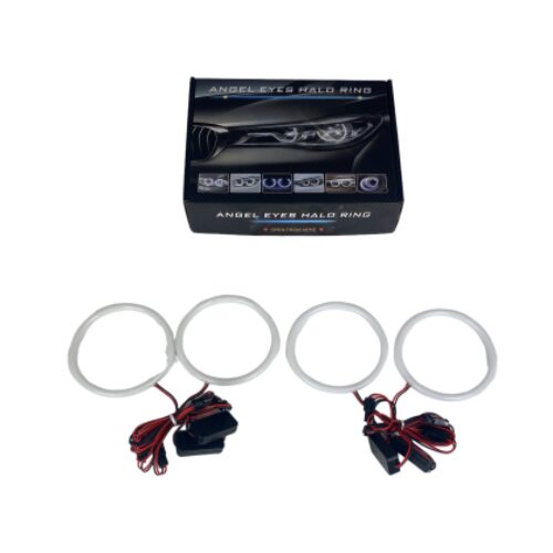 Ангелски Очи Лайтбар Дизайн за BMW E46 купе (2003+) – Бял цвят