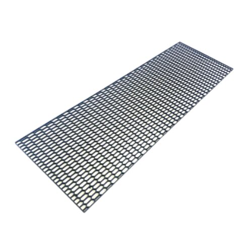 Мрежа пластмасова тип пчелна пита – черна / едра