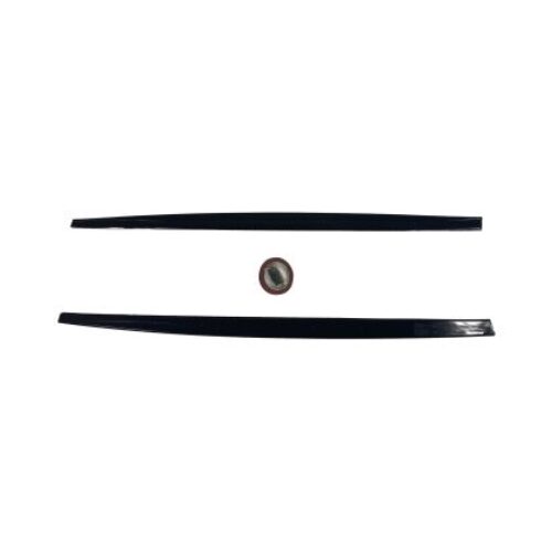 Добавка за прагове за BMW E60 (2003-2010) – M-Performance дизайн – черен гланц