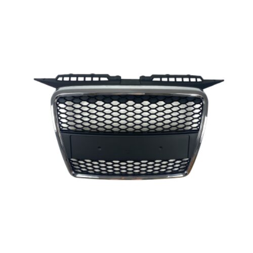 Решетка с поставка за емблема за Audi A3 (2005-2008) – RS-Look с Хромрамка