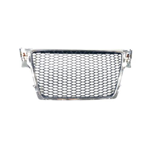 Решетка без емблема за Audi A4 B8 (2008-2011) – RS Look с хром рамка