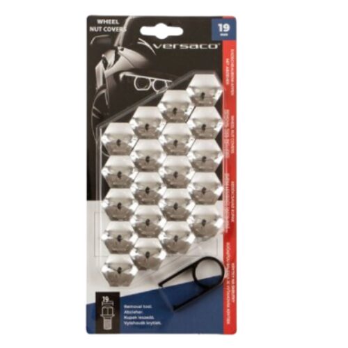 Декоративни капачки Versaco за болтове на джантите 19мм – хром