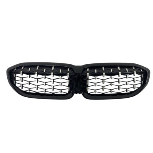 Решетки за BMW G20 (2018+) – Гланц – Diamond Design – хром / черно