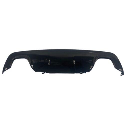 Дифузер за задна броня за BMW E60 M-Tech – двоен, черен гланц