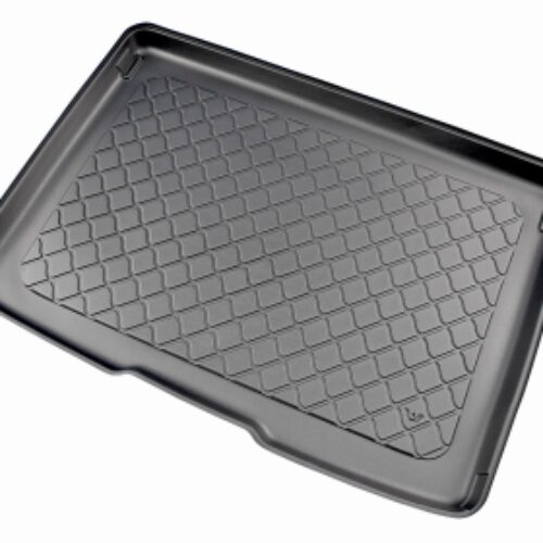 Гумирана стелка за багажник за Ford Focus IV hatchback / Focus Active (2018+) / Focus IV Mild Hybrid hatchback (2020+); upper boot; full size spare tyre; variable boot floor in top position