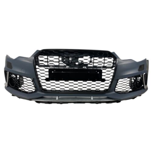 Предна броня за Audi A6 (2011-2014) – RS6 Design с отвори за парктроник