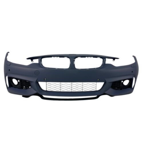 Предна броня за BMW F32 / F36 (2013-2020) – M-Tech дизайн с отвори за халогени и парктроник