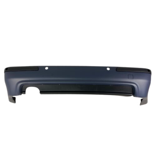 Задна броня за BMW E39 седан – M5 дизайн с единичен дифузер с отвори за парктроник грундирана