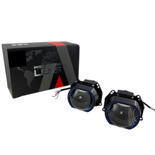 Лед лупи за вграждане 3" A38 6000K – квадратни – 58W / 68W