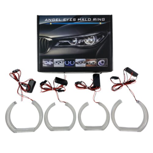 Диодни Ангелски Очи  за BMW E90 – U-Design Crystal бели