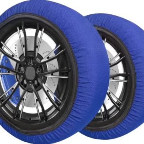 Текстилни вериги за сняг Streetech – син цвят – размер M – 2бр.