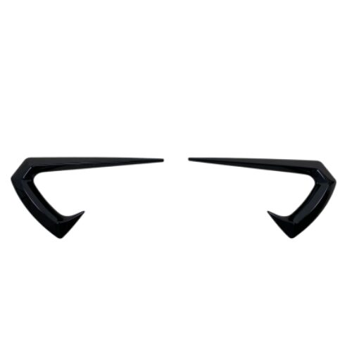 Добавки за калник около мигачите за Tesla Model Y – черен гланц