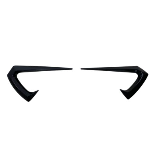 Добавки за калник около мигачите за Tesla Model 3 (2017-2022) Aero Style – черен гланц