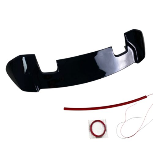 Спойлер антикрило за Honda Jazz (2014+) с трети стоп – черен гланц