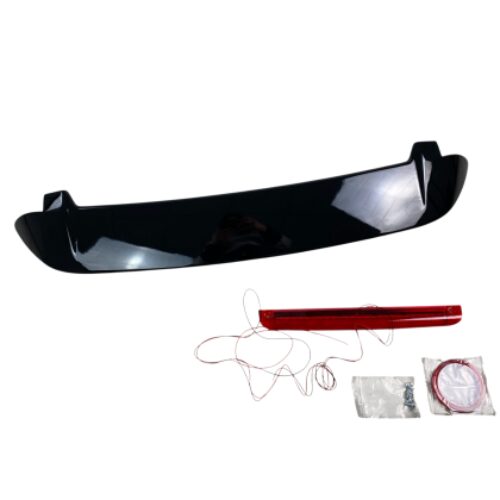 Спойлер антикрило за Honda Jazz (2004-2007) с трети стоп – черен гланц