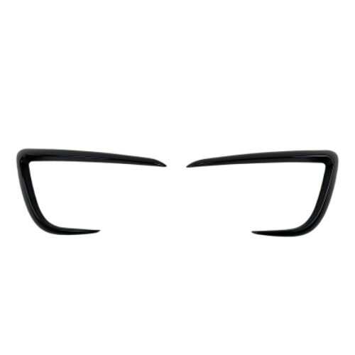 Добавки за броня около халогените за Tesla Model Y – черен гланц