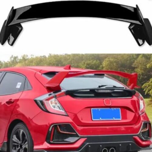 Спойлер антикрило за Honda Civic (2016-2021) hatchback TR Style – черен гланц
