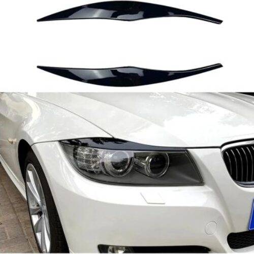 Вежди за фарове BMW E90 (2005-2012) – черни гланц