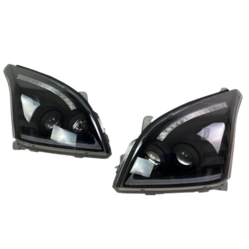 Led Фарове за Toyota Land Cruiser 120 (2003-2009) – черни