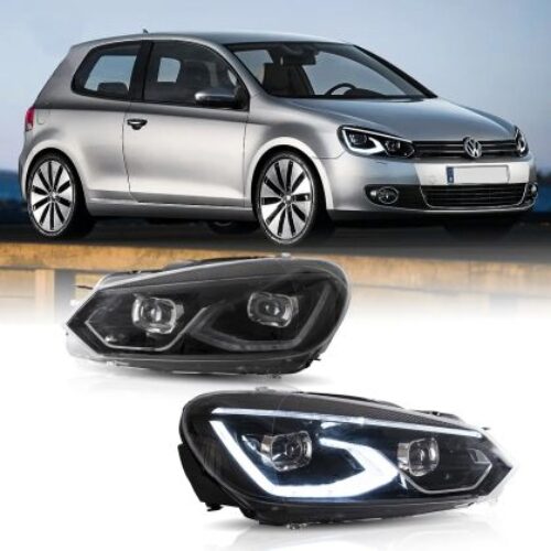 Тунинг led фарове за VW GOLF 6 (2008-2014) – черни