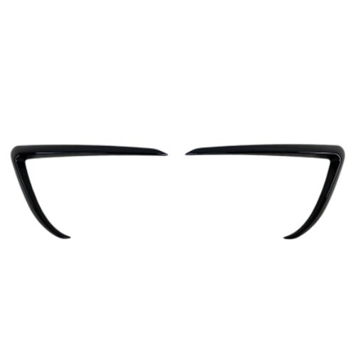 Добавки за броня около халогените за Tesla Model 3 (2017-2022) Aero Style – черен гланц