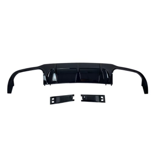 Дифузер за задна броня за Mercedes W204 C-Class (2007-2013) C63 AMG Style – черен гланц