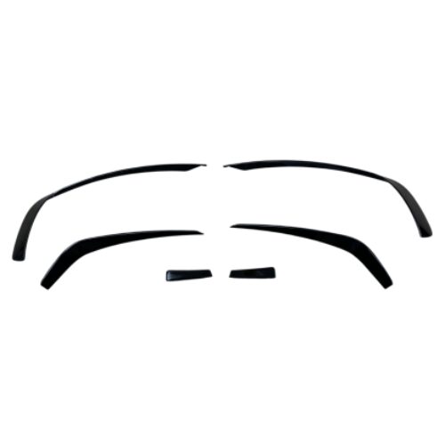 Добавка предна броня за Mercedes C-Class W204 (2007-2013) – черен гланц